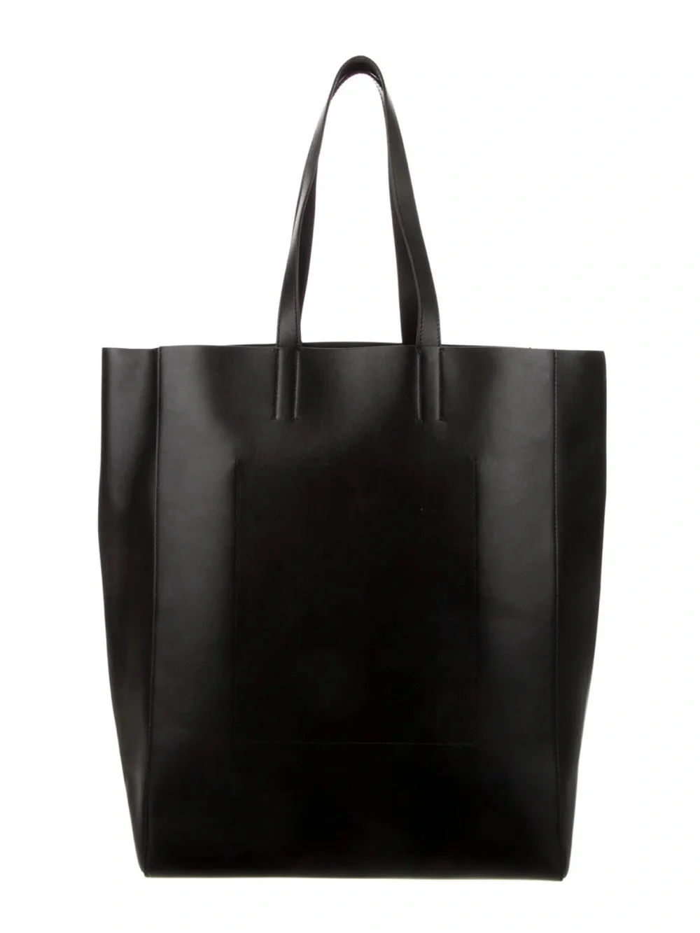 RARE Calvin Klein 205W39NYC  Black Leather Tote JAWS NWT Raf Simons (PM100218)